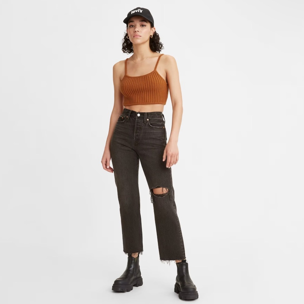 LEVIS high rise wedgie straight fit jeans